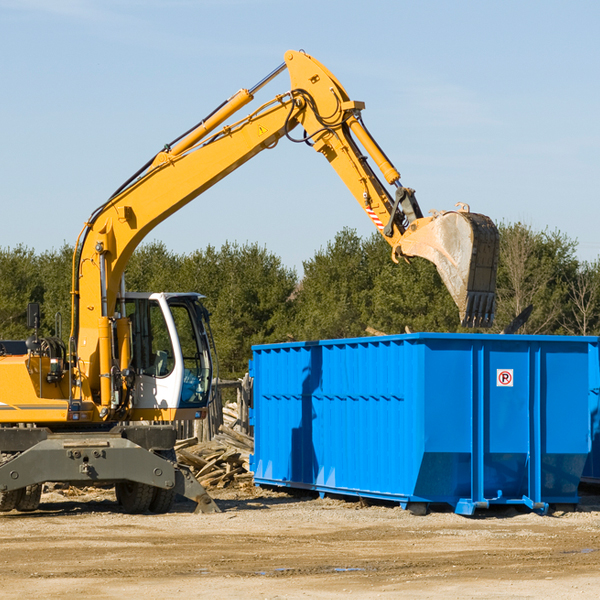 what size residential dumpster rentals are available in Roscoe